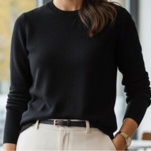 J. Crew Black Knit Sweater